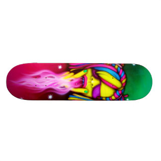 Hänförd flicka - skridskodäck old school skateboard bräda 21,6 cm