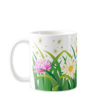 hänförd trädgård-blommigt-scen