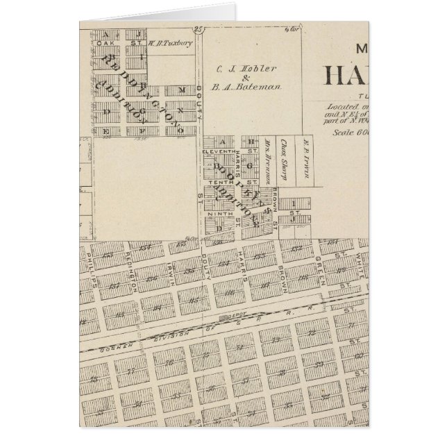Hanford, Tulare County Hälsningskort (Framsidan)