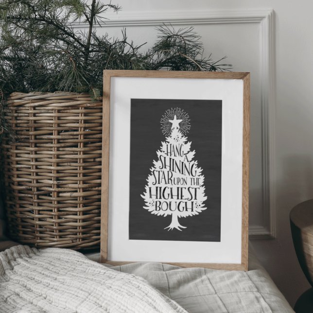 Häng en shingstjärna-citat | Art Skriv ut Poster (Skapare uppladdad)