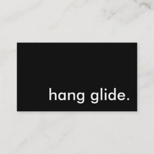 Häng glide. visitkort