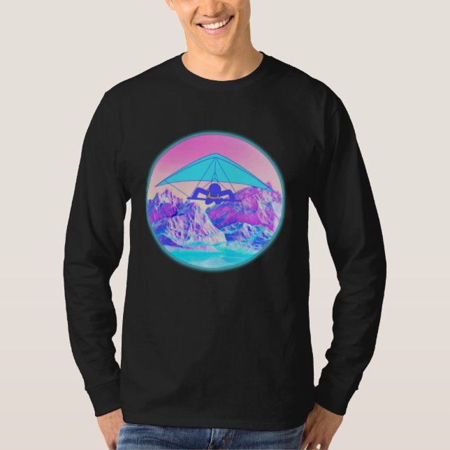 Hang glider delta glider air sport glider 2 t shirt (Framsida)