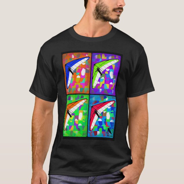 HANG GLIDER HG-24 PontoCentral Tee Shirt (Framsida)