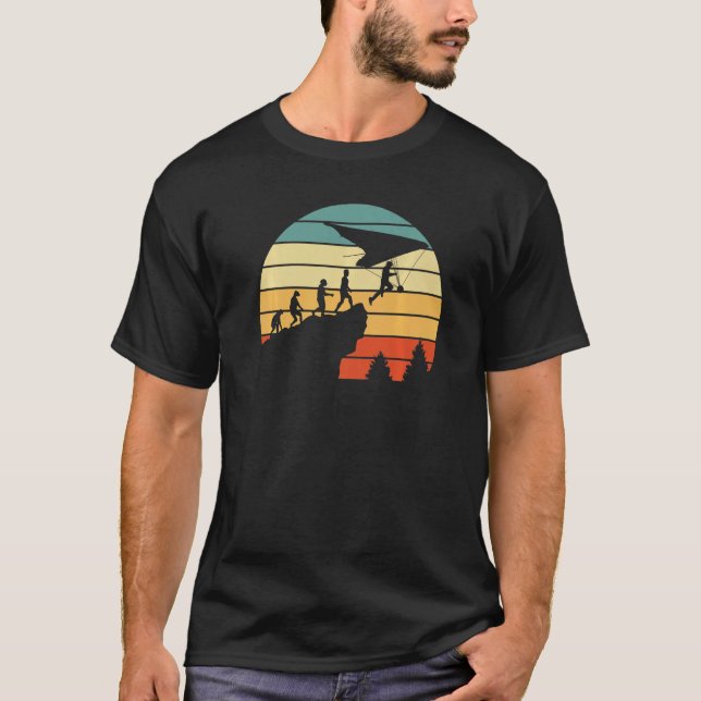 Häng Glider Motif-utvecklingsglimt T Shirt (Framsida)