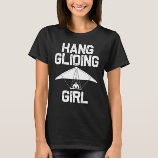 Häng Gliding Girls Kids hänggregatelflygarflygare T Shirt