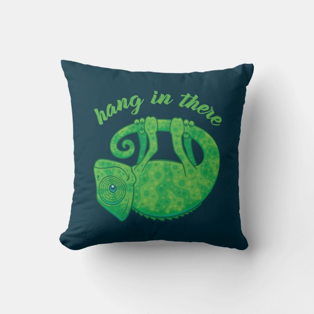 Häng in där Magic Chameleon Kudde (Framsida)