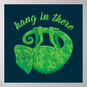 Häng in där Magic Chameleon Poster