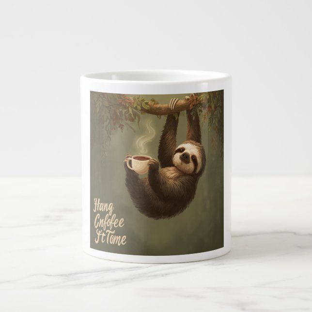 Hang in There, It's Coffee Time Jumbo Mugg (Framsidan)