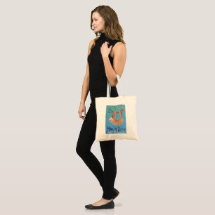 "Häng kvar där" Sloth Tote Bag Tygkasse