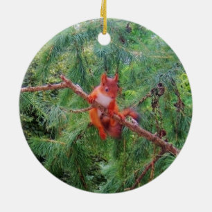 Häng kvar julgransprydnad keramik