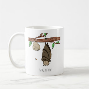 Häng kvar söt fladdermus som sover Personlig Kaffemugg