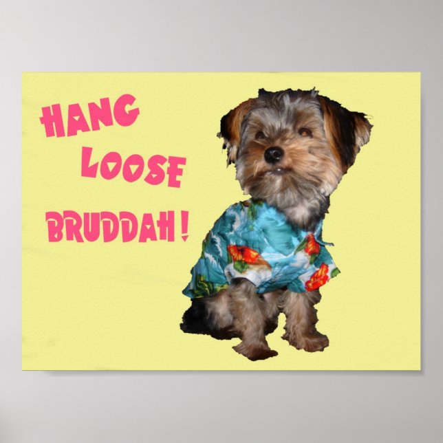 HANG LOOSE BRUDDAH POSTER (Framsidan)