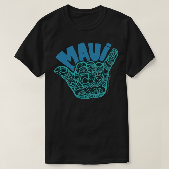 HANG LOOSE MAUI T SHIRT (Design framsida)