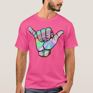 häng lös holografisk t shirt