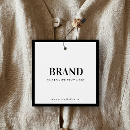 Häng Märkre för affärsetikett Fyrkantigt Visitkort