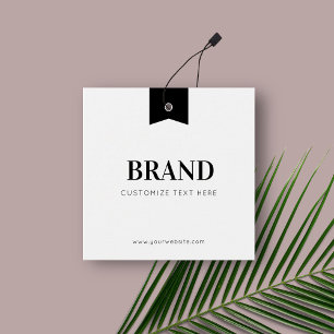 Häng Märkre för affärsetikett Fyrkantigt Visitkort