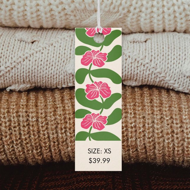Häng Märkre för Business Clothing Label Mini Visitkort (Skapare uppladdad)