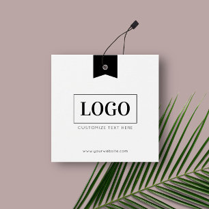 Häng Märkre för Business Logotyp-etikett Fyrkantigt Visitkort