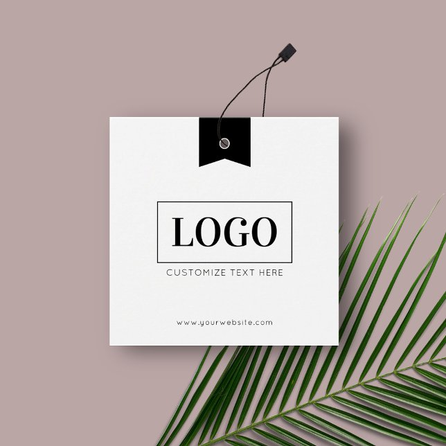 Häng Märkre för Business Logotyp-etikett Fyrkantigt Visitkort (Skapare uppladdad)