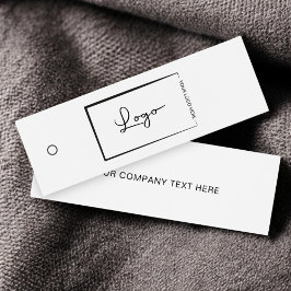 Häng Märkre för Business Logotyp-etikett Litet Visitkort