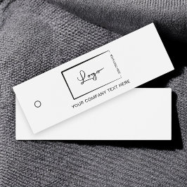 Häng Märkre för Business Logotyp-etikett Litet Visitkort