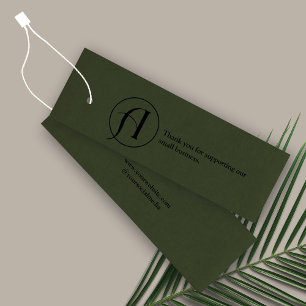 Häng-Märkre för minimal Logotyp Litet Visitkort