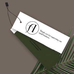 Häng-Märkre för minimal Logotyp Litet Visitkort