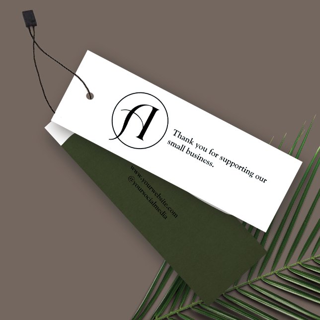Häng-Märkre för minimal Logotyp Litet Visitkort (Skapare uppladdad)