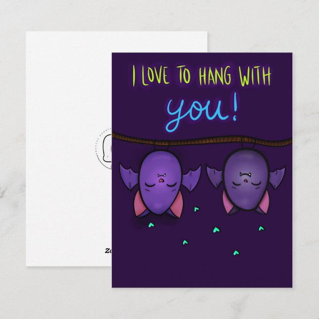 Häng Med Dig Julkort (Fram/baksida)