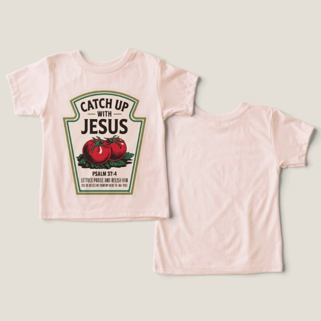 Häng med Jesus T Shirt (Design fram och bak)