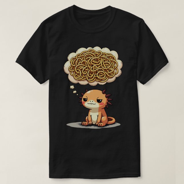 Häng På Låt Mig Överväga Denna Axolotl Introvert F T Shirt (Design framsida)