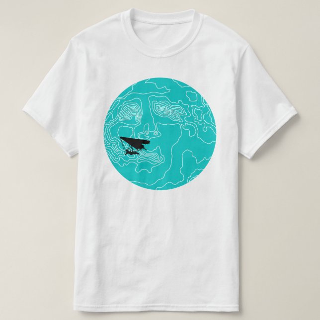 häng segling med månljus t shirt (Design framsida)