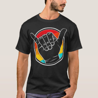 Hang ten  Vdub Greeting  Shaka wave  Aircooled Lif T Shirt