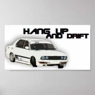 Häng upp och Drift Poster