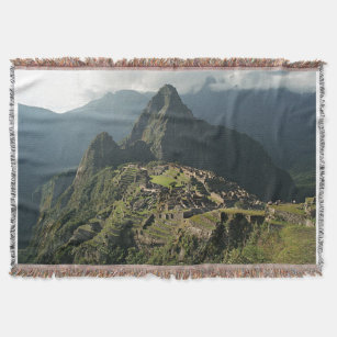 Hänga för för Machu Picchu vävt kastfilt/vägg Mysfilt