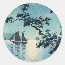 Hanga för shin för Tsuchiya Koitsu Maiko havskust Runt Klistermärke