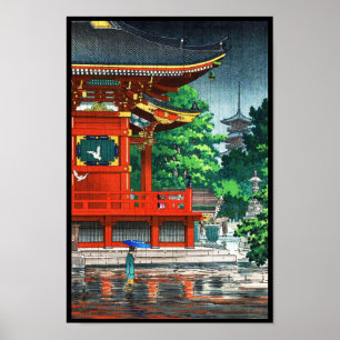 Hanga för Tsuchiya Koitsu Asakusa Kannondo Poster