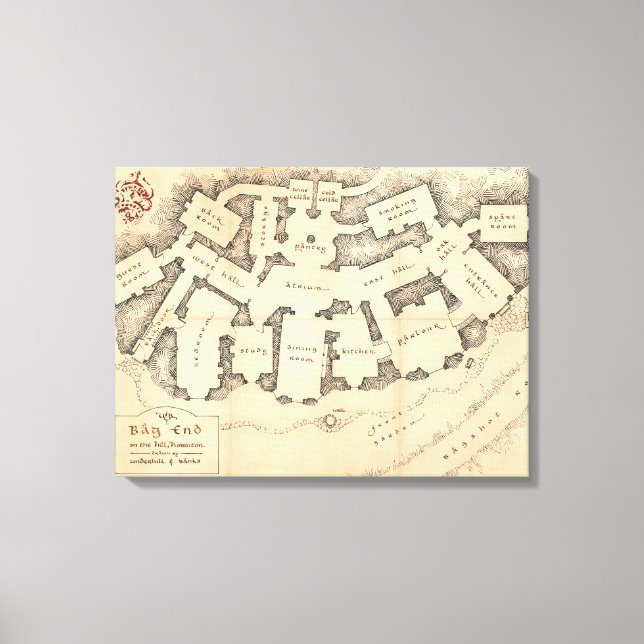 Hänga lös avslutar canvastryck (Framsida)