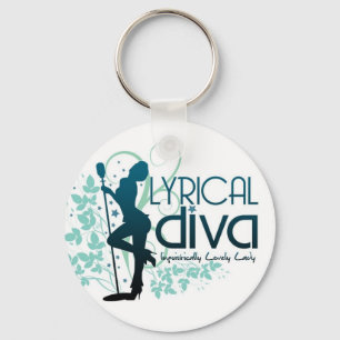 Hänga med divasna nyckelring