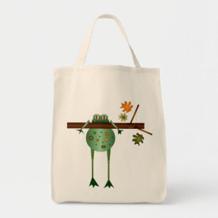 Hängande där Treefrog Tote Bag Tygkasse