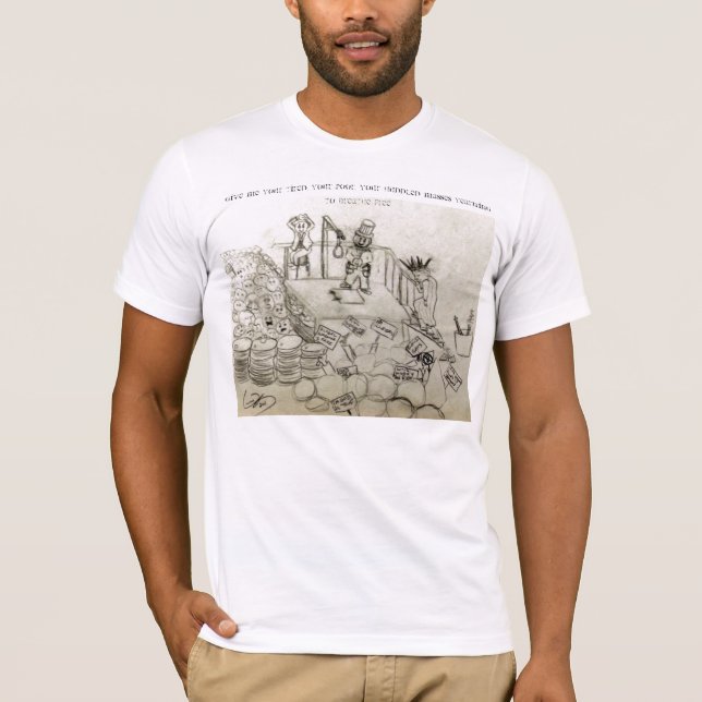 Hängande frihet t shirt (Framsida)