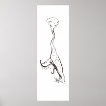 "Hängande huvud" Poster