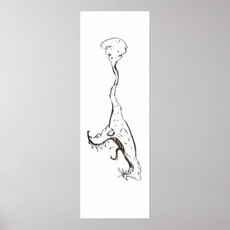 "Hängande huvud" Poster