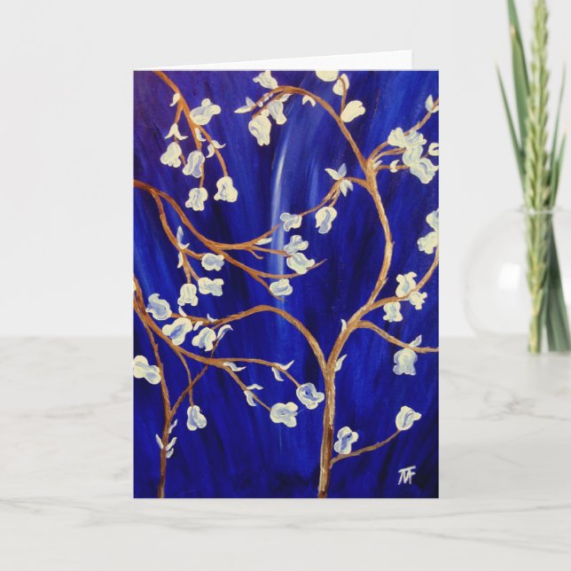 Hängande inbyggt gratulationskort kort (Framsida)