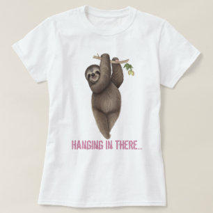 Hängande inne - Hängande Sloth T Shirt