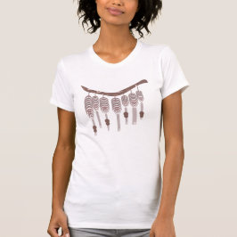 Hängande Macrame Art Boho Tribal T Shirt