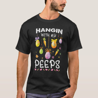 Hängande med familjen Peps Bunny Påsk Dag T Shirt