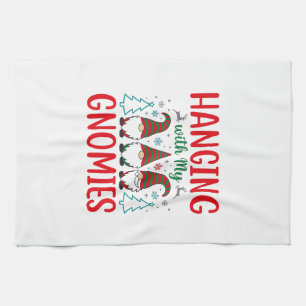 Hängande Med Min Gnom Jul Tomte Kökshandduk