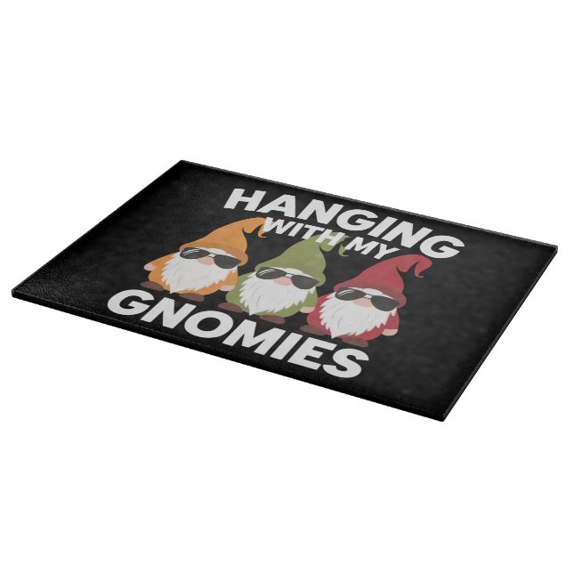 Hängande med min Gnomies Funny Garden Gnome (Hörn)