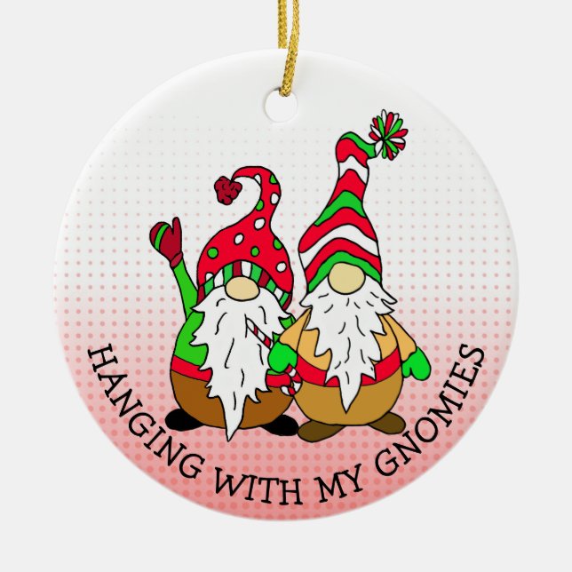 Hängande med min Gnomies-jul Julgransprydnad Keramik (Framsidan)